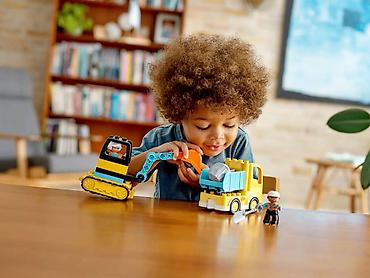 Оюнчуктар: Продаю конструктор LEGO "Truck & Tracked Excavator" 🚜 LEGO Duplo — 5