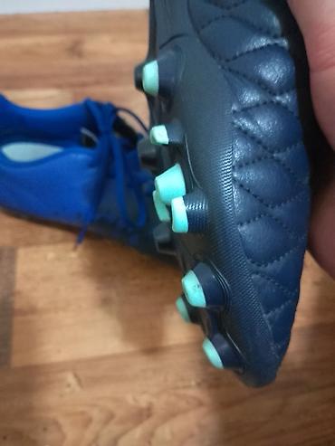 Kopačke: Fudbalske kopačke – plavo/tamno siva kombinacija - Tip: kopačke sa — 10