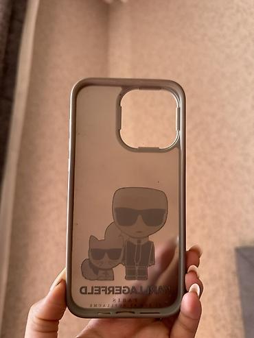 telfon ucuz: Karl Lagerfeld brendli telefon örtüyü - Model uyğunluğu: iPhone 15 — 3