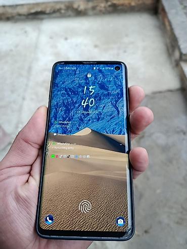 qara ekran şəkilləri: Samsung Galaxy S10, 128 GB, rəng - Qara, Qırıq — 1