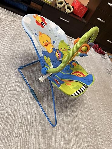 шезлог: Детский шезлонг Fisher-Price Soothe ‘n Play Bouncer - Модель — 4