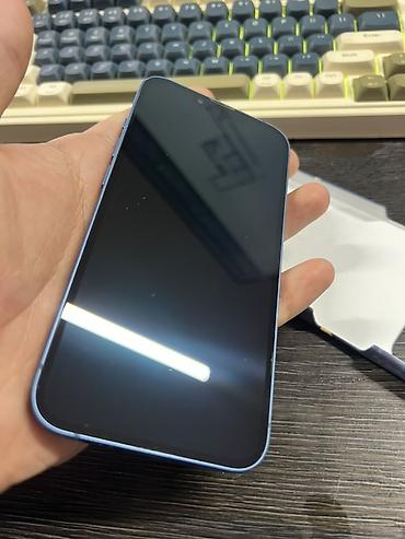 Apple iPhone: IPhone 13, Б/у, 128 ГБ, Синий, Чехол, 76 % — 5