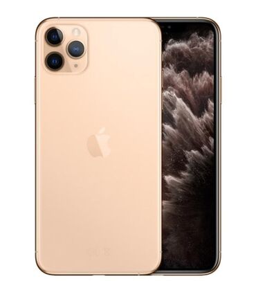 Apple iPhone: IPhone 11 Pro Max, Б/у, 256 ГБ, Золотой, Зарядное устройство, Чехол, 78 %