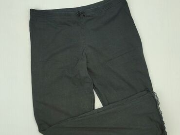 spodnie czarne dresowe: Sweatpants for women, M (EU 38)