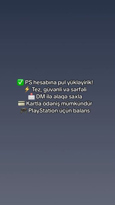 TV və video: 💳 100% güvənli və sürətli 🛡️ Təsdiqlənmiş ödənişlər, real balans 📞