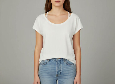 koszulka bez pleców: Diverse, Women`s T-shirt, size S