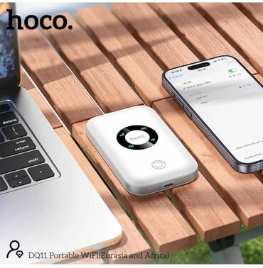 Mobil telefonlar üçün digər aksesuarlar: Cib modemi Wİ-Fİ routeri "Hoco DQ11" Xüsusiyyətlər: Material: ABS — 4