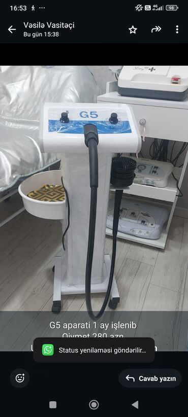 Sifarişlə divanlar: G5 aparati 1 ay işlenib
Qiymet 280 azn.
Unvan Xirdalan.
Vesile🌹8400 lalafo.az -da Sifarişlə divanlar: G5 aparati 1 ay işlenib
Qiymet 280 azn.
Unvan Xirdalan.
Vesile🌹8400