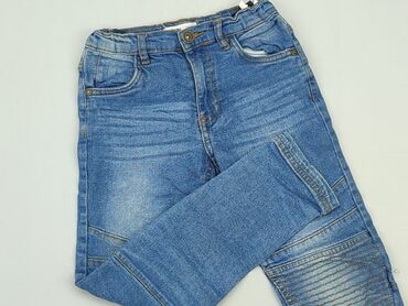 szerokie niebieskie jeansy: Джинси, SinSay, 7 р., 116/122, стан - Хороший