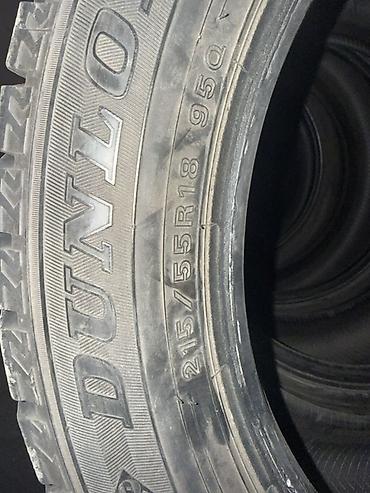 185 65: Шины 215 / 55 / R 18, Зима, Б/у, Комплект, Легковые, Япония, Dunlop — 2