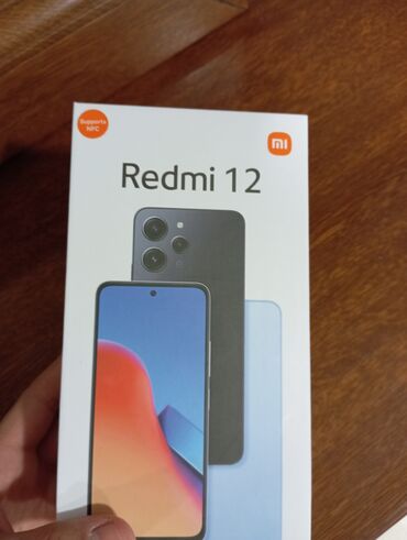 xiaomi 9 se qiymeti: Xiaomi Redmi 12, 128 GB, rəng - Boz, 
 Zəmanət, Sensor, Barmaq izi