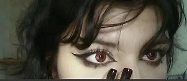 Косметика: Цветные контактные линзы для глаз - Модели и оттенки: - GEM-PURPLE — 2