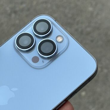 пйфон 13: IPhone 13 Pro, Б/у, 512 ГБ, Sierra Blue, Зарядное устройство, Защитное стекло, Чехол, 95 %