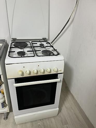 электроплиты настольные: Газоэлектрическая плита белого цвета с духовкой. Характеристики и — 3