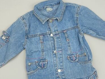 jeansy z bawełny: Jacket, 9-12 months, condition - Good