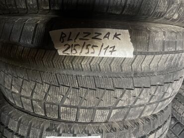 шины 17 225 55: Шины 215 / 55 / R 17, Зима, Б/у, 1 шт, Легковые, Япония, Bridgestone