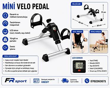 Mini velo, velotrenajor, reabilitasiya velosipedi ✅ 7/24 əlaqə
