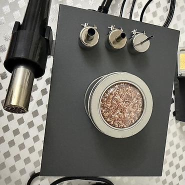 mini prosessor: QUICK 706W+ SMD Rework Stansiyası – Full komplektdir. Təptəzədir. Cəmi — 5