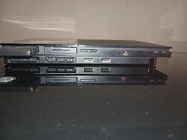 Видеоигры и приставки: Sony PlayStation 2 Slim (Model: SCPH-90004) +20 oyun diski + AV2HDMI — 1