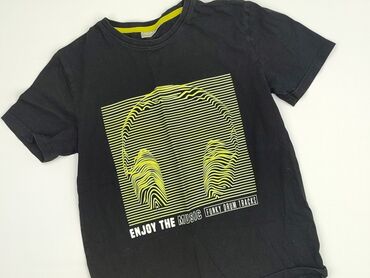 deichmann kapcie flamingi: T-shirt, Destination, 12 years, 146-152 cm, condition - Perfect