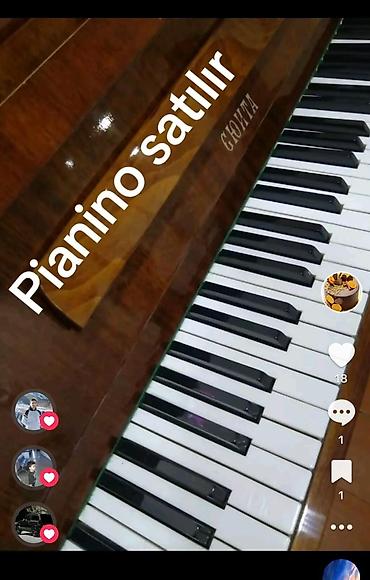 ucuz sintizator: Şəki şəhərində təcili olaraq qəhvəyi rəngli, əyməayaq "Suita" pianosu — 4