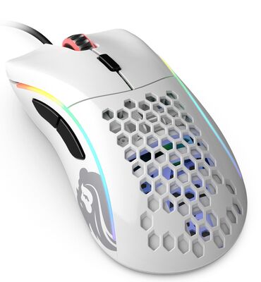 компьютерные мыши lexma: Мышка Glorious Model D glossy White Мышь проводная Glorious Model D −