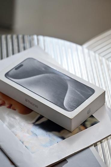 Apple iPhone: IPhone 15 Pro Max, Б/у, 256 ГБ, White Titanium, Чехол, Коробка, 83 % — 10