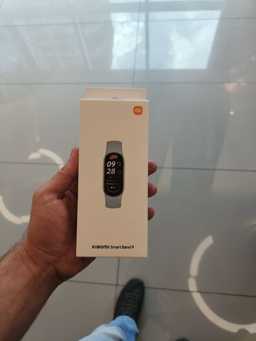 qadın qol saatları: Yeni, Smart qolbaq, Xiaomi, Bildirişlər, rəng - Göy