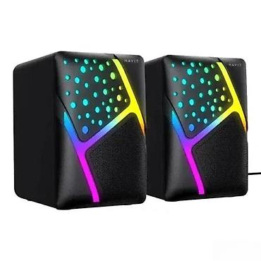 Zvučnici, slušalice i mikrofoni: Havit RGB stereo zvučnici za računar/laptop - Kompaktni 2.0 desktop — 1