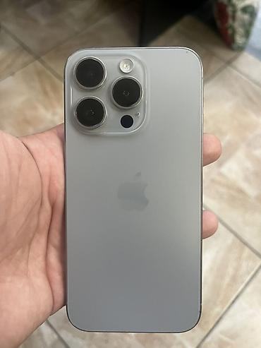 islenmis soyuducu: IPhone 15 Pro, 128 GB, Gümüşü, Face ID — 1