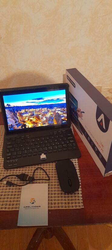 Digər planşetlər: Crelander T40 10.1” Android Tablet PC – klaviatura və siçanlı dəst — 1