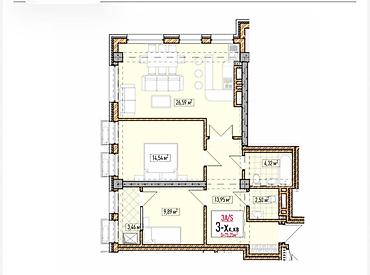 3 комнаты, 18 м², Асанбай мкр Элитка, 11 этаж at lalafo.kg 3 комнаты, 18 м², Асанбай мкр Элитка, 11 этаж