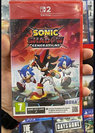 ps3 oyun disk: Nintendo switch 2 sonic. Tam bağlı upokovkada orginal Çatdırılma — 1