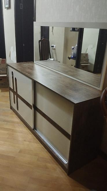 Geniş güzgülü komod - Material: laminat/LDSP tipli ağac teksturalı lalafo.az -da Geniş güzgülü komod - Material: laminat/LDSP tipli ağac teksturalı