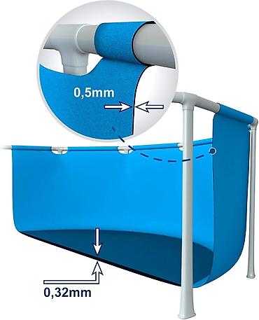 hovuz filteri: №: 7994 Məhsulun adı: Karkaslı hovuz Intex H28210NP, göy, 366x76 sm — 5