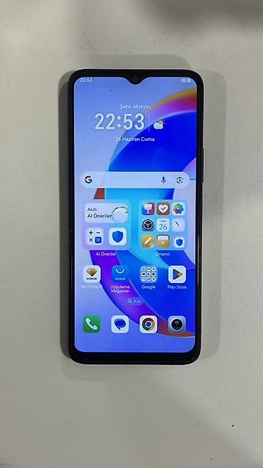 Honor X5, 64 GB, rəng - Qara, Barmaq izi