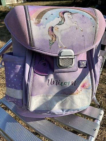 sorgaro majice: Školska torba Belmil “Unicorn” – ljubičasta - Motiv: jednorog sa — 3