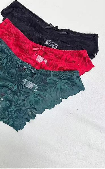 baletanke patike: Set od 3 čipkana kompleta donjeg veša – bralette grudnjaci i gaćice u — 2