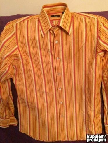 Košulje: Košulja Na duge rukave, S (EU 48), M (EU 50), L (EU 52), Boss, bоја - Siva, Pamuk — 29