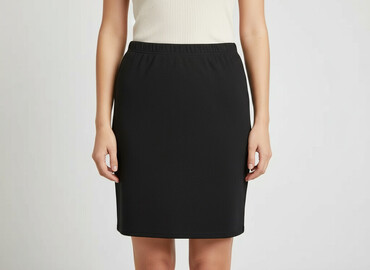 spódnice jeansowe czarne plus size: Esmara, Spódnica damska, rozmiar M