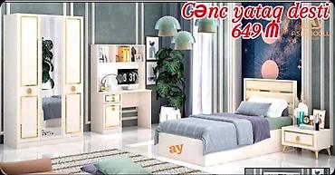 gence kravatlar: Gənc yataq dəsti – 649 ₼ Məzmun: - 1 nəfərlik çarpayı (başlıqla) - — 1