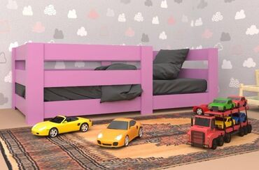 Təknəfərlik uşaq çarpayıları: Oğlan və qız üçün, Yeni, Çarpayı, Bazasız, Matras ilə — 8