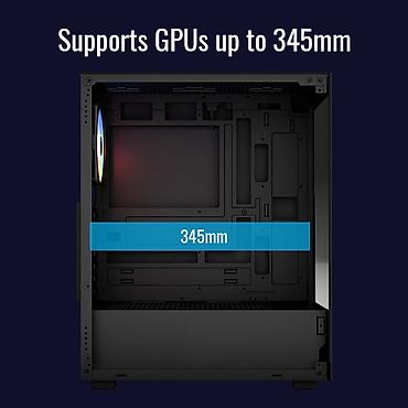 matrexx 40: Корпус ПК, Новый, AeroCool, ATX, цвет - Черный — 6