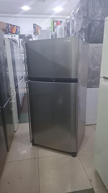 et soyducusu: Sharp iki qapılı soyuducu - Rəng: inox (boz, paslanmayan polad — 1