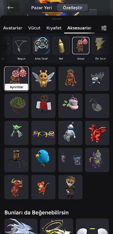Digər oyun və konsollar: 1.Hesabda 2020 ilinde acilib 2.Hesaba tam tamina 740 robux vurulub — 11
