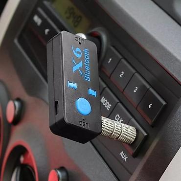 Avtoelektronika: BT - X6 Wireless, Bluetooth AUX adapteri telefonunuzu və ya AUX — 5