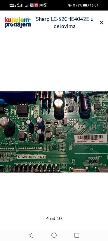 Aksesoari za TV i video: Sharp LC-32CHE4042E – delovi Rastavljen LCD TV Sharp LC-32CHE4042E na lalafo.rs — 5 Aksesoari za TV i video: Sharp LC-32CHE4042E – delovi Rastavljen LCD TV Sharp LC-32CHE4042E — 5