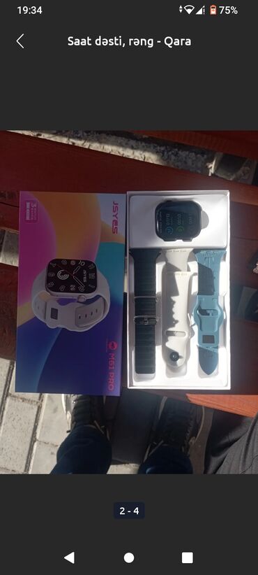 Smart saatlar: Yeni, Smart saat, Аnti-lost, rəng - Qara — 7