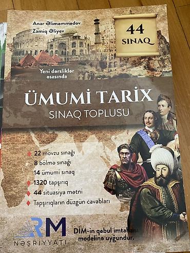 array informatika test toplusu pdf: **Ümumi Tarix Sınaq Toplusu – 44 sınaq** Anar Əliməmmədov və Zamiq — 1