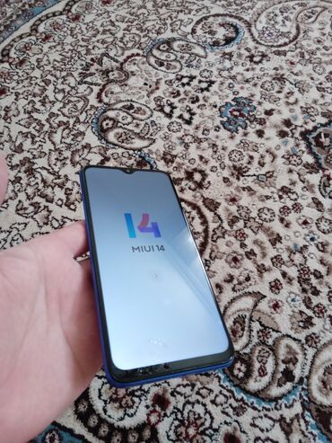 islemis telfon: Xiaomi Redmi 9T, 64 ГБ, цвет - Синий, 
 Сенсорный, Отпечаток пальца, Две SIM карты